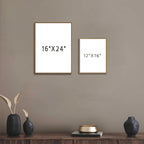 Framed Modern Beige Canvas Wall Art — 16" - View 7