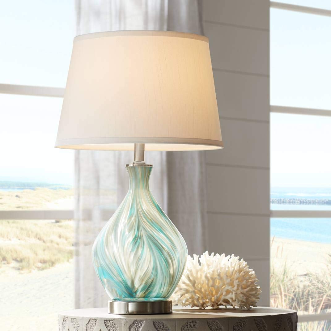 Modern Metal Table Lamp — 22"