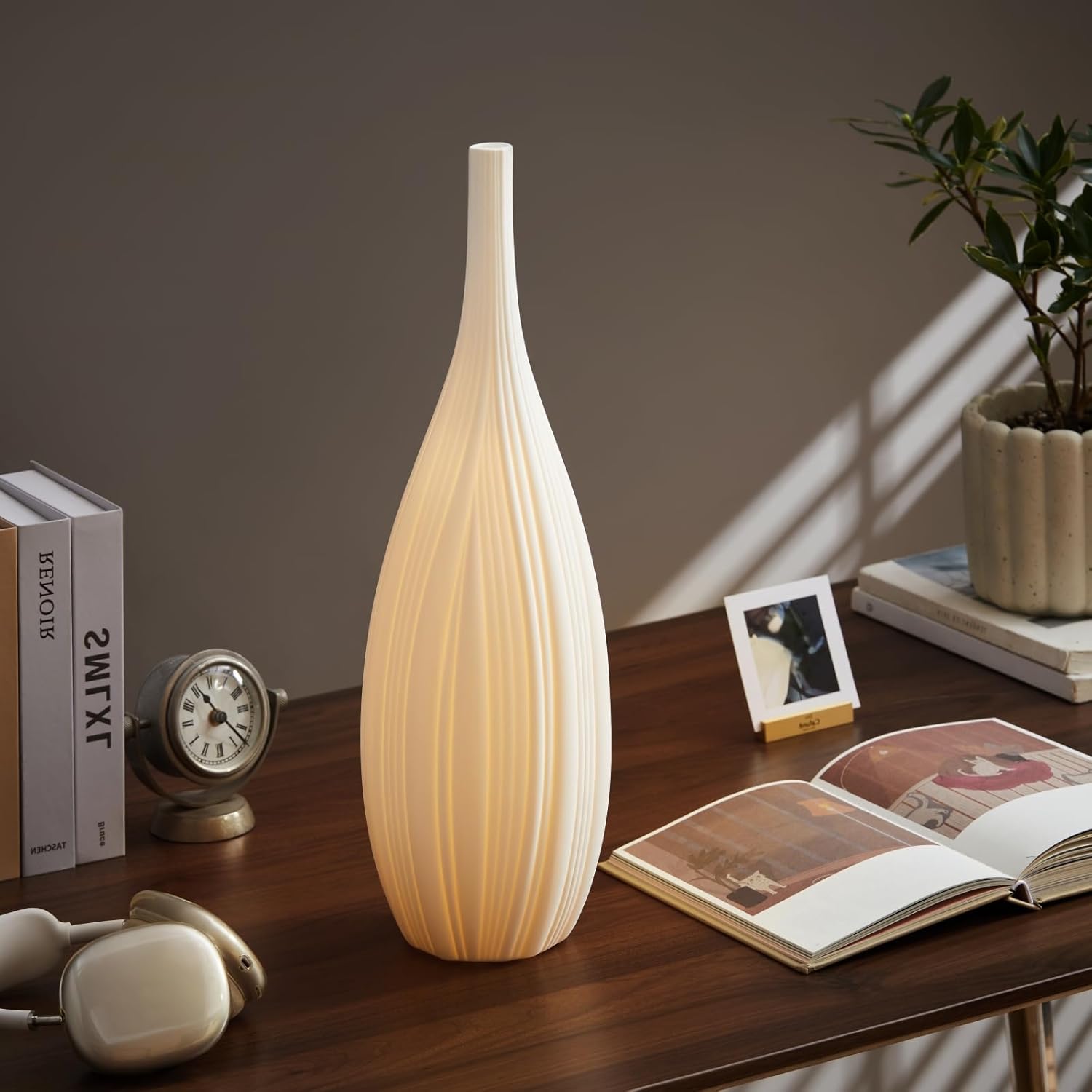 Dimmable Modern Ceramic Bedside Lamp — 20.6" - View 5