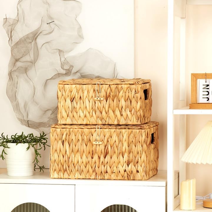 Boho Beige Storage Basket — 13" - View 9