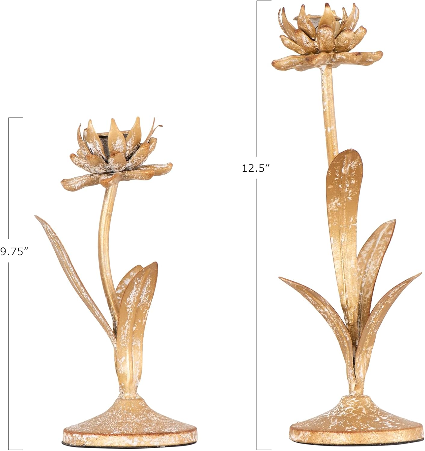 Farmhouse Metal Candle — Set of 2 - View 2