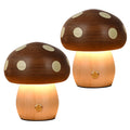Cordless Wood Bedside Lamp