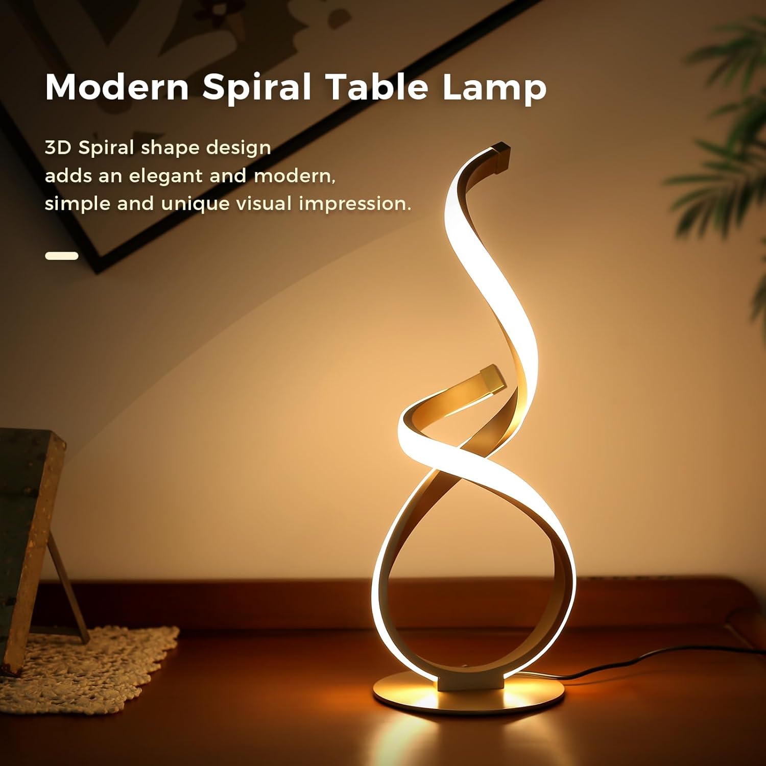 Dimmable Luxe Black Desk Lamp - View 5