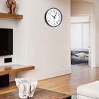 Battery Operated Modern Black Wall Decor — 12" - View 4