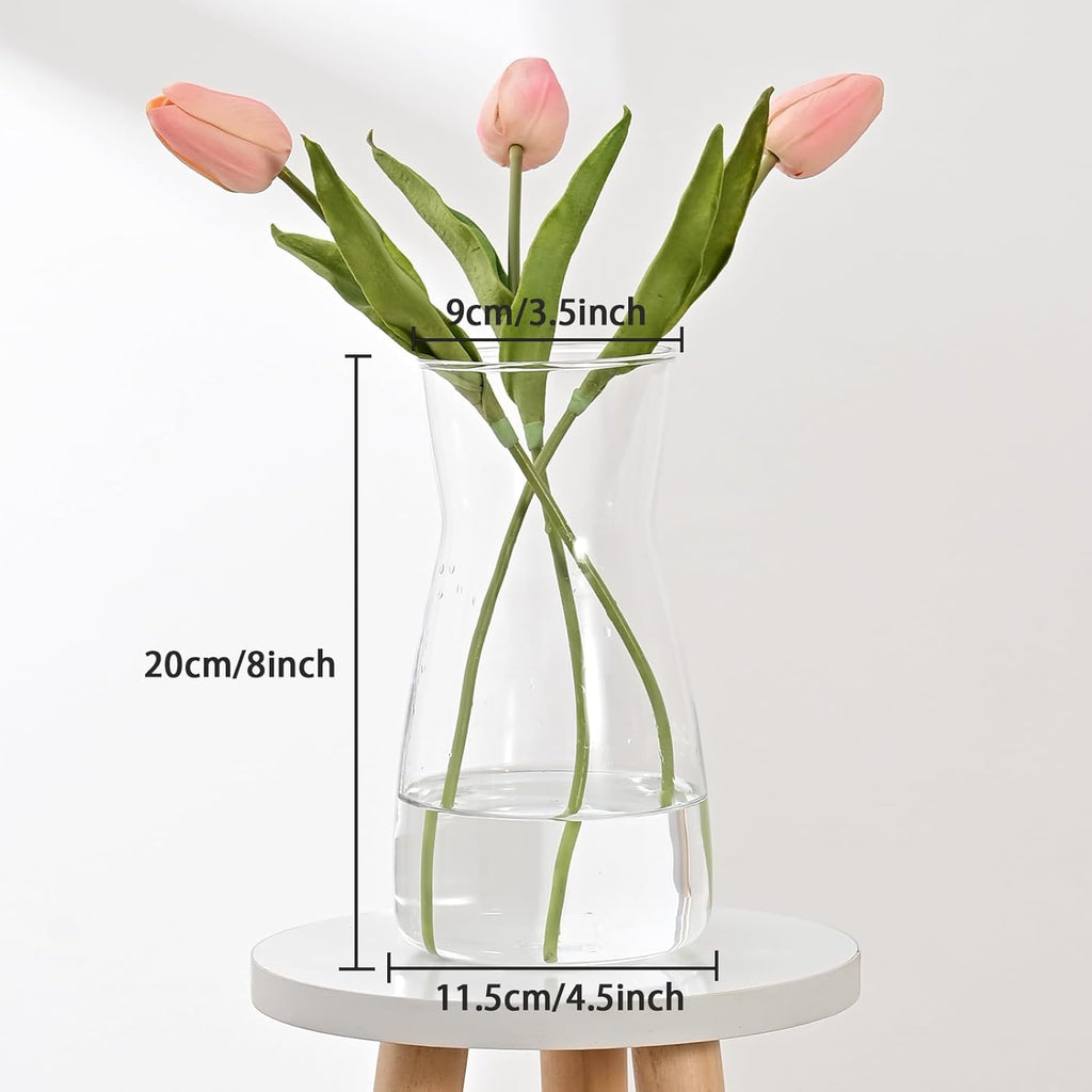 Boho Grey Flower Vase — 8" - View 6