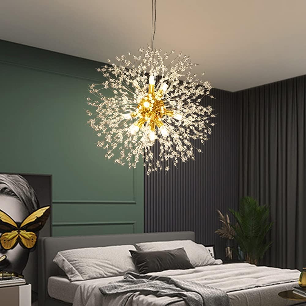 Luxe Gold Chandelier — 9-Light - View 3