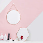 Luxe Black Round Mirror - View 7