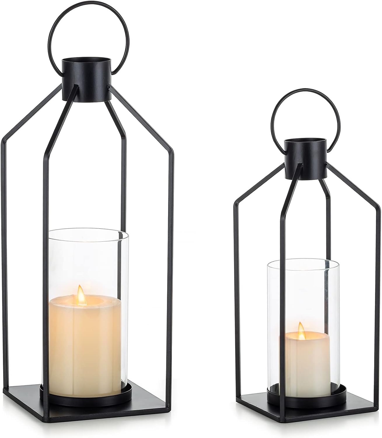 Farmhouse Black Pillar Candle — S+L