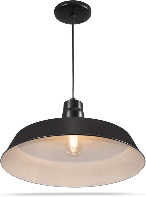 Adjustable Black Pendant Light - View 2