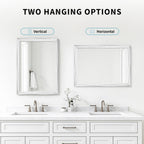 Framed Farmhouse Gold Wall Mirror — 20" - View 7