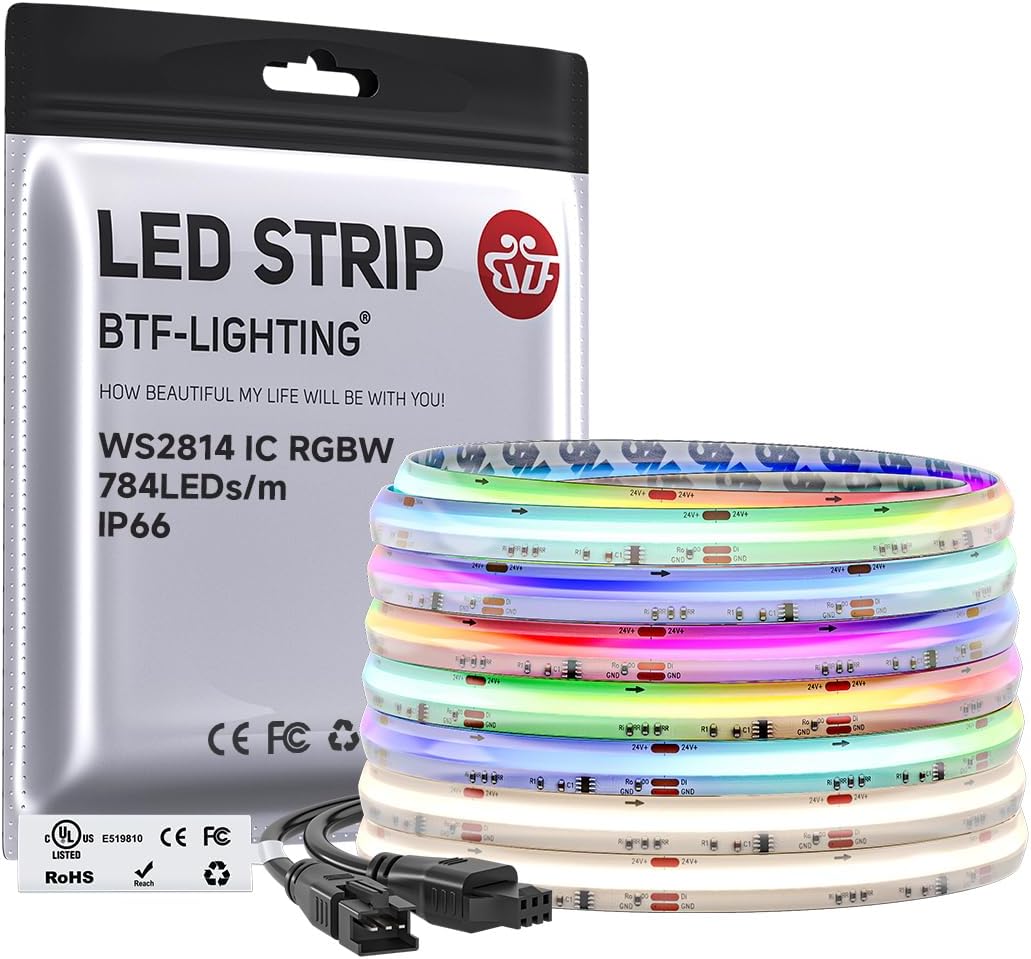 Smart Beige LED Strip Light — RGB+Natural White