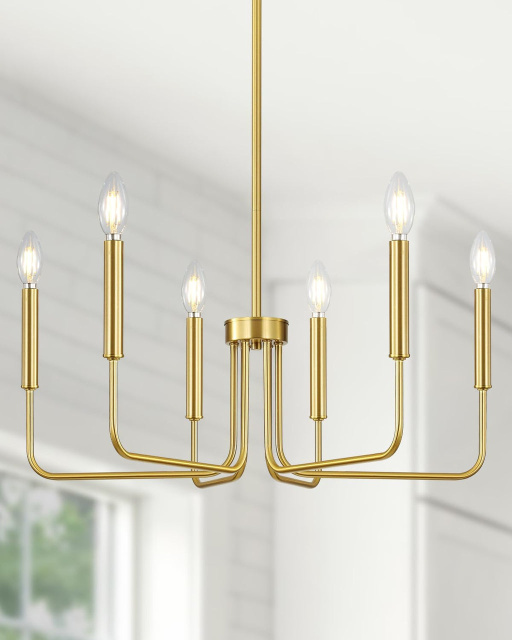 Farmhouse Black Chandelier — 8-Light — 29inch 6-Light(2026 Upgraded Version)