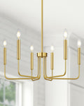 Farmhouse Black Chandelier — 8-Light — 29inch 6-Light(2026 Upgraded Version)
