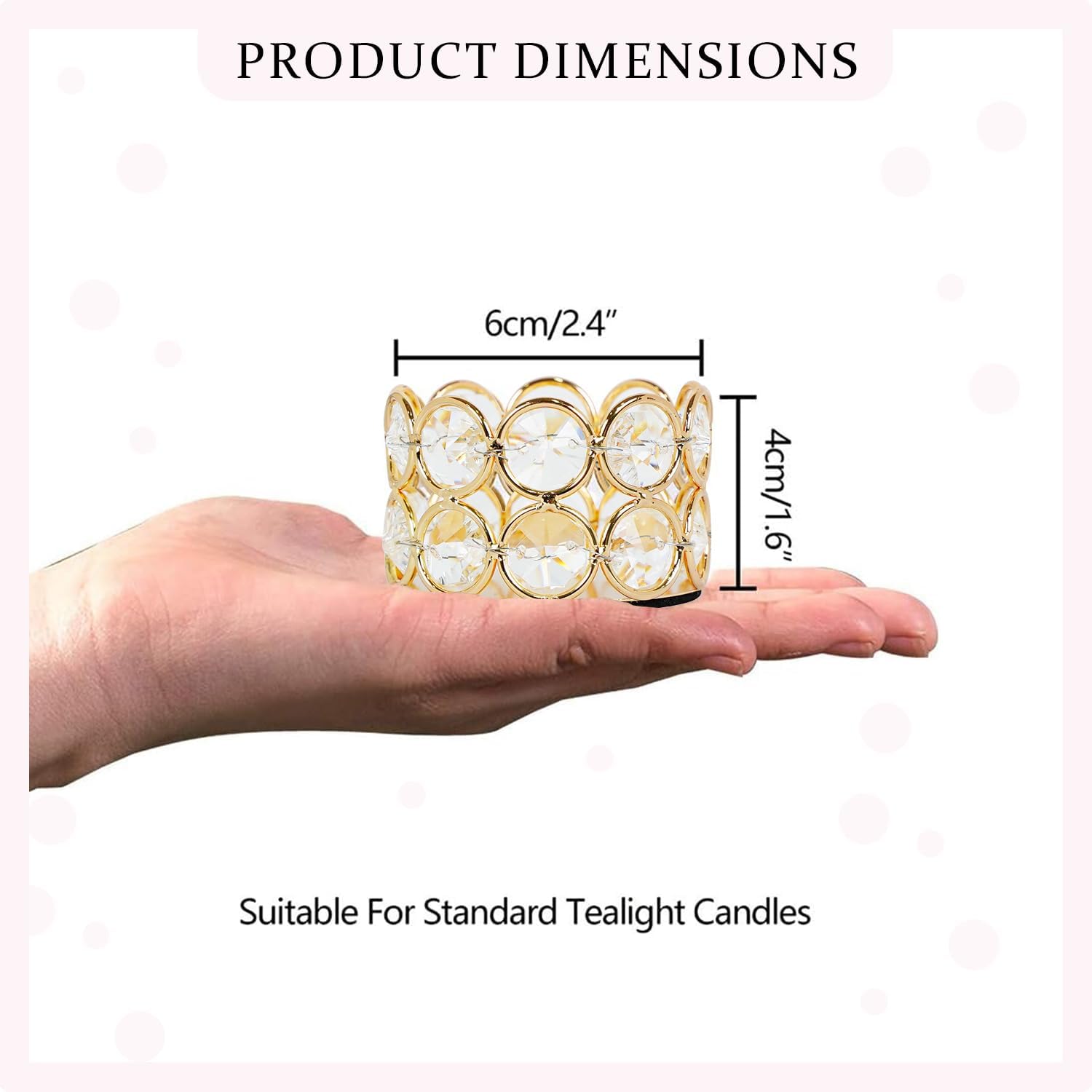 Luxe Gold Candle — Set of 12 - View 3
