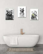 Black Framed Wall Art — 16" - View 4