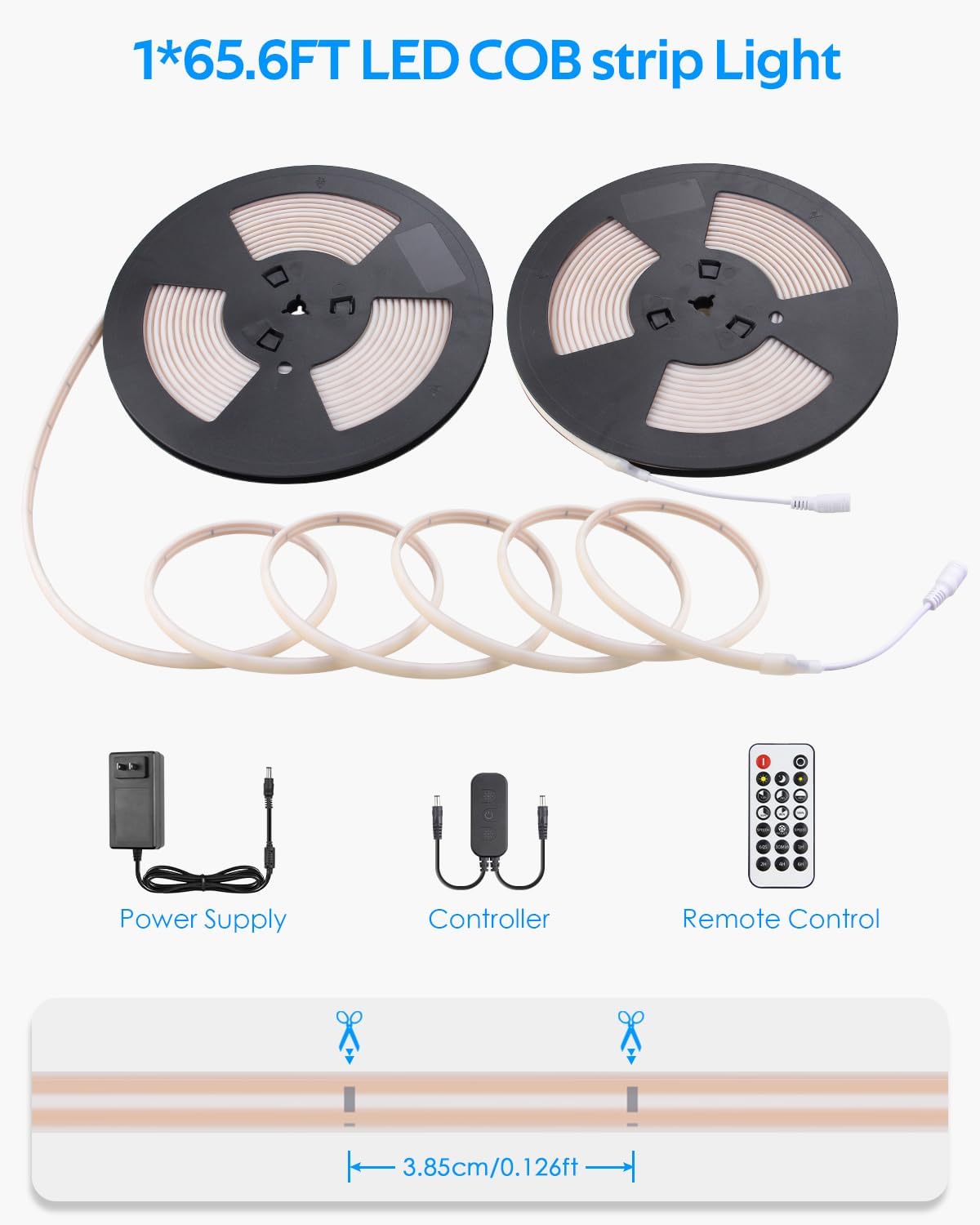 Dimmable White LED Strip Light - View 7