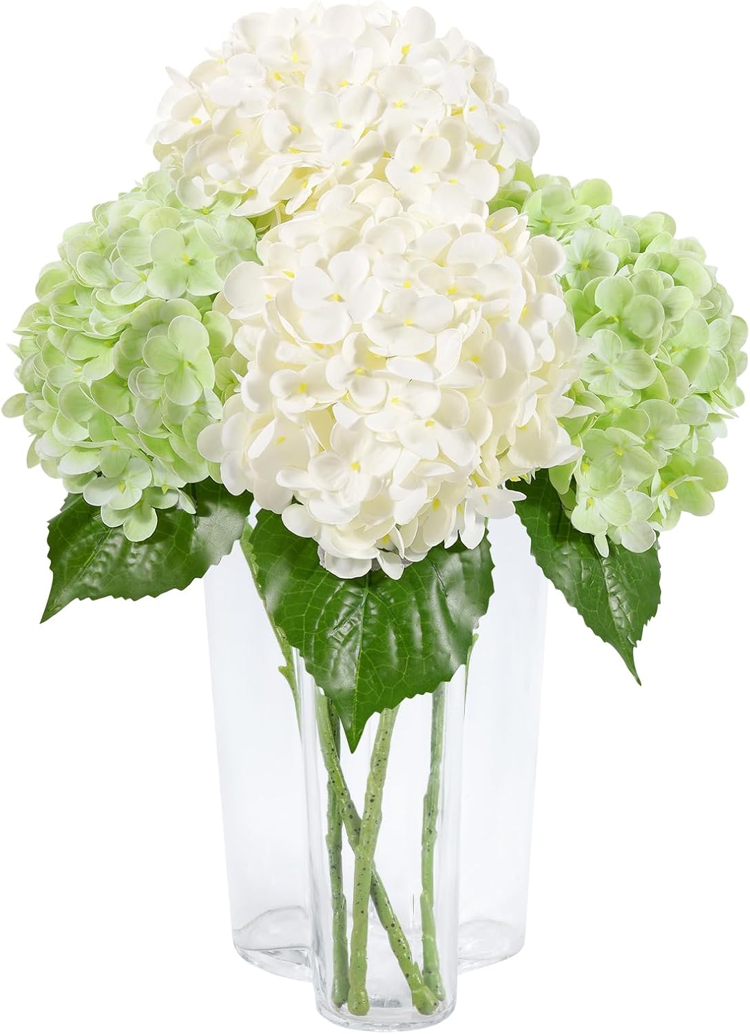 Blue Artificial Flowers — 4pcs