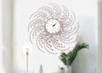 Battery Operated Luxe Glass Wall Clock - View 6