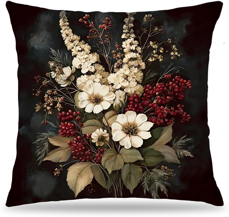 Boho Fabric Throw Pillow Cover — 18x18 — Multicolour-53