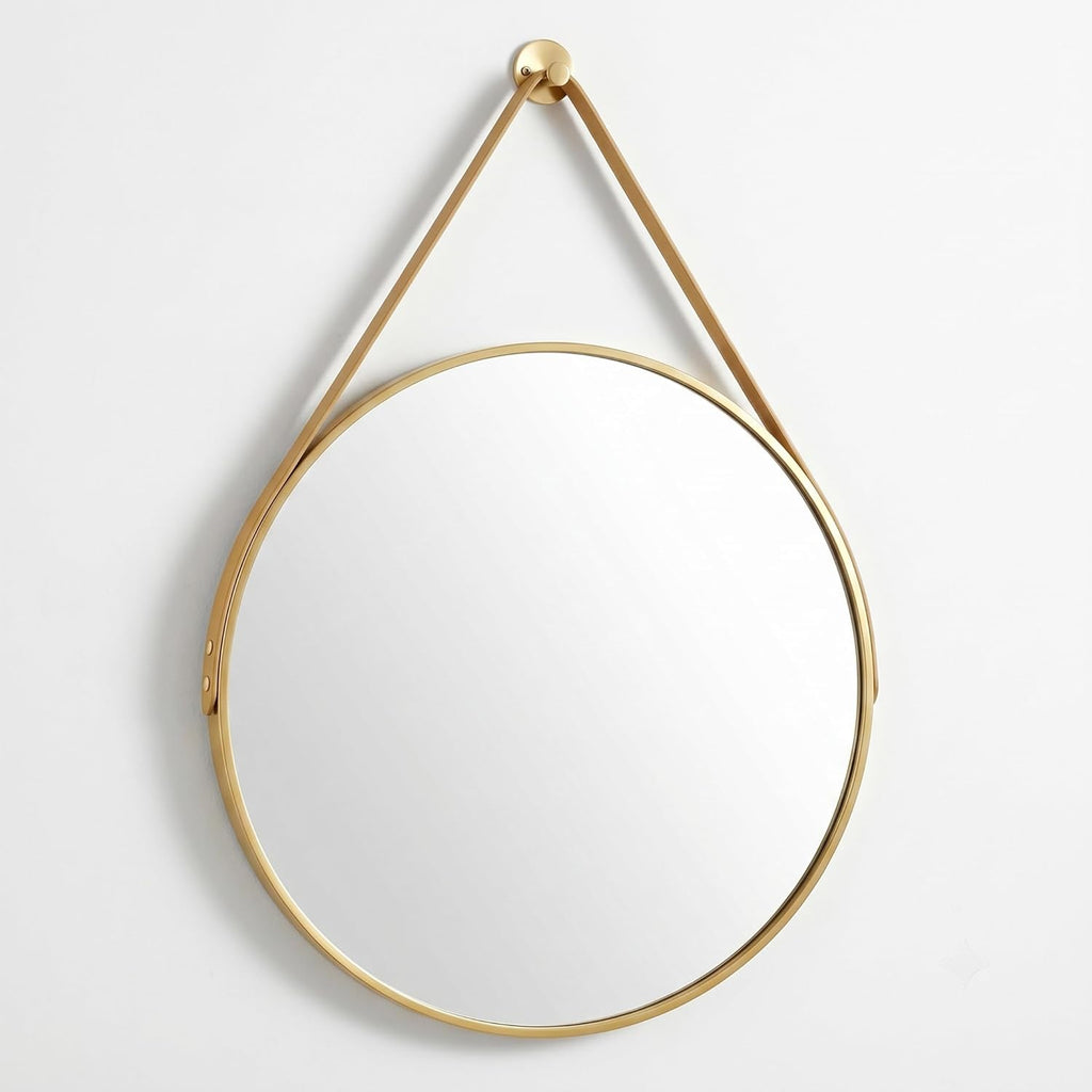 Luxe Black Round Mirror — 20" - View 5