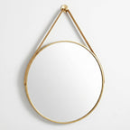 Luxe Black Round Mirror — 20" - View 5