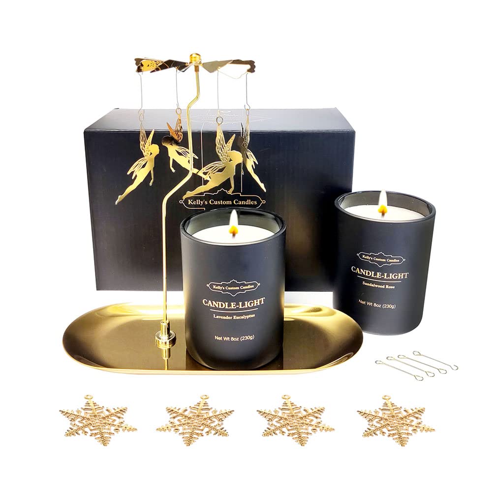 Custom Wood Candle Set — 2x16
