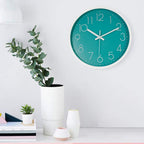 Round Modern Gold Wall Clock — 12" - View 4