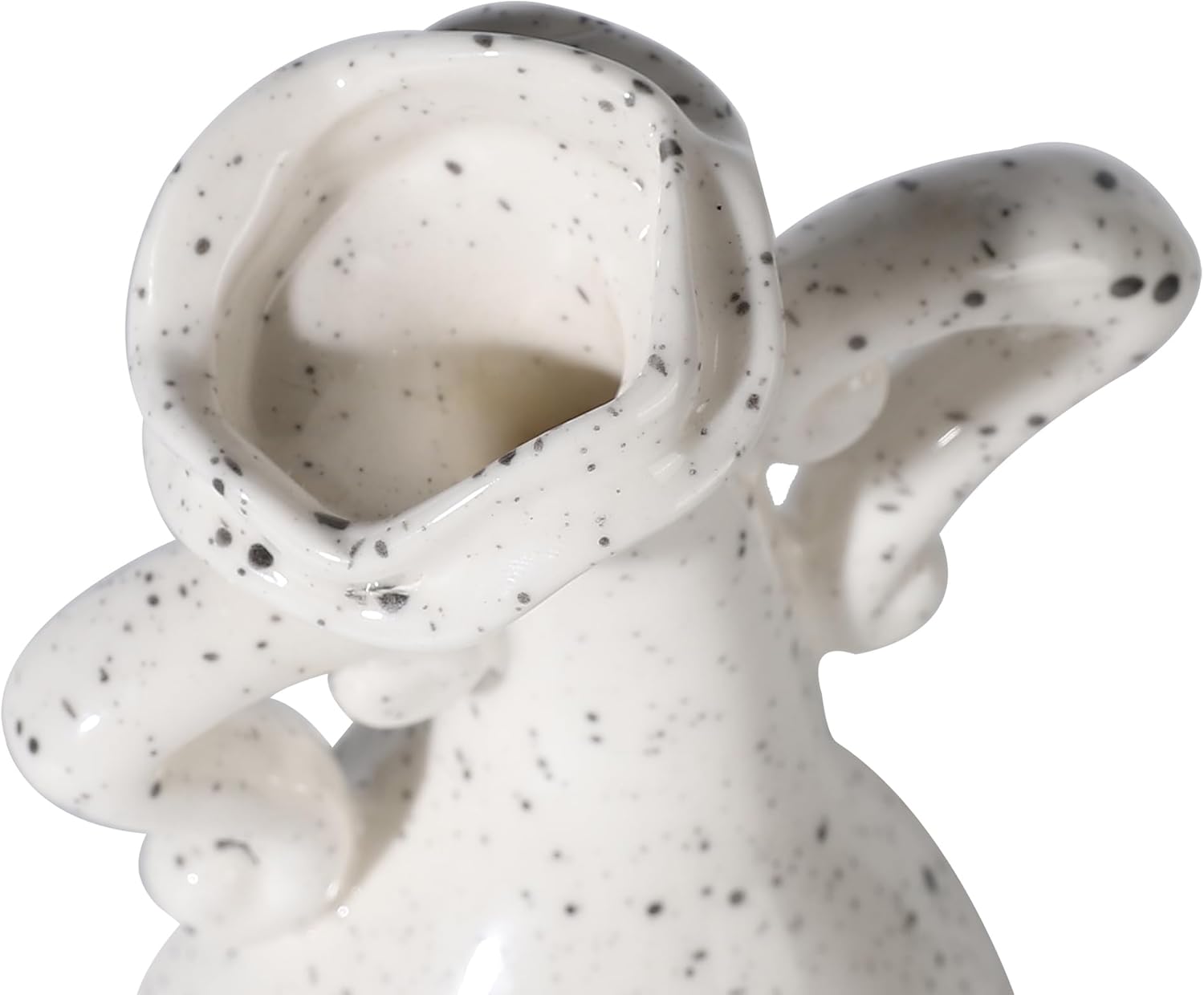 Modern Black Flower Vase — 7" - View 6