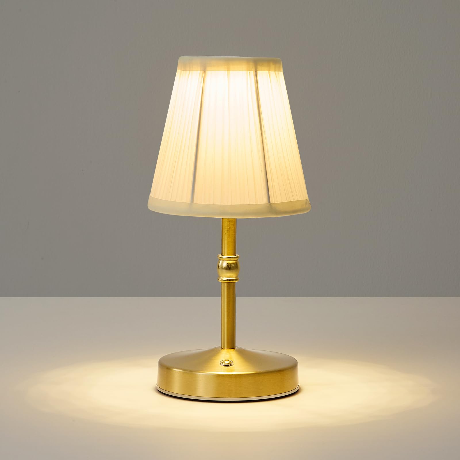 Cordless Luxe Black Table Lamp — 8"