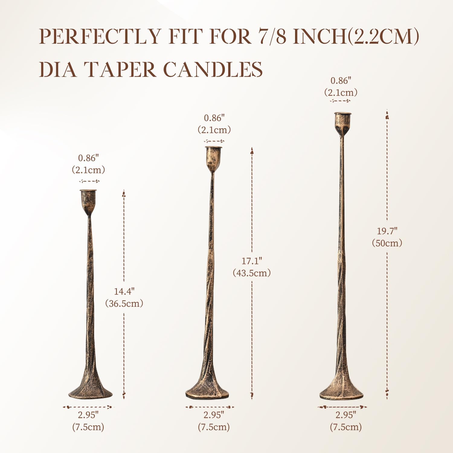 Vintage Luxe Black Candle — 4" - View 4