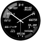 Battery Operated Glass Wall Clock — 12"