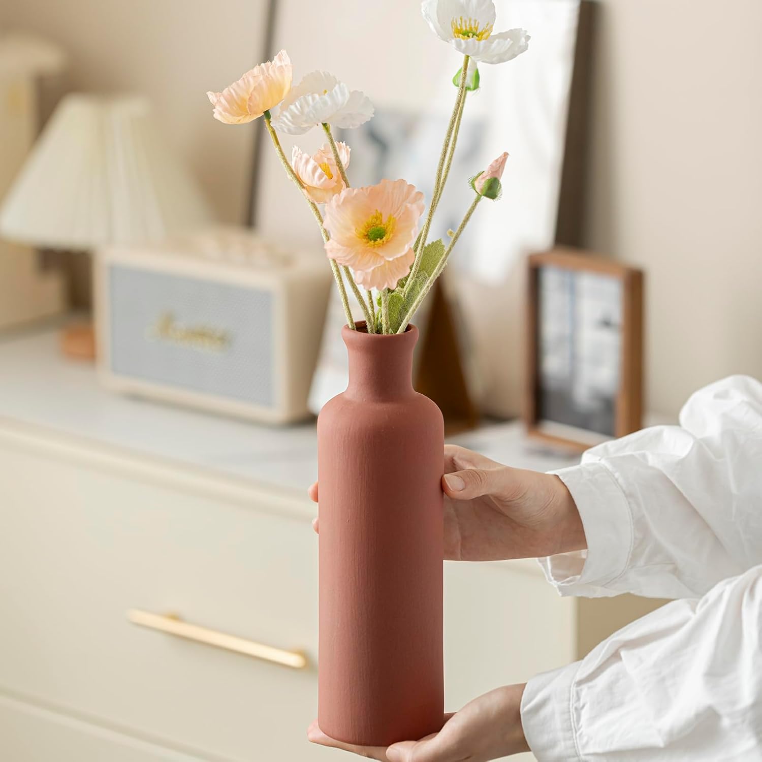 Farmhouse Beige Vase Set — Set of 3 - View 4