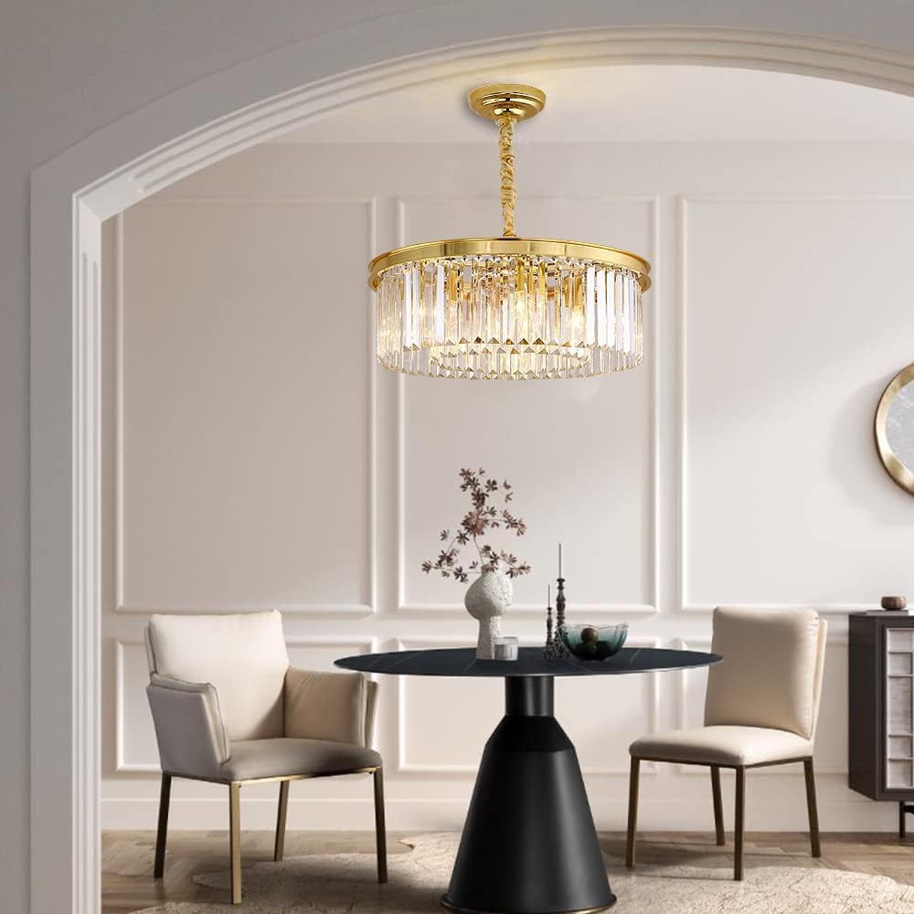 Luxe Black Chandelier — 22" - View 4