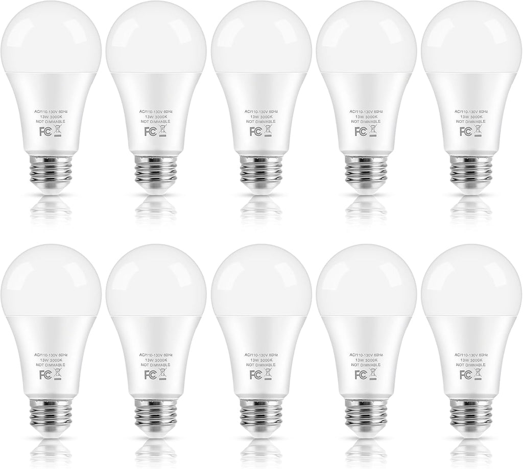 Dimmable Beige LED Bulb — Set of 1 — 4000k Neutral White