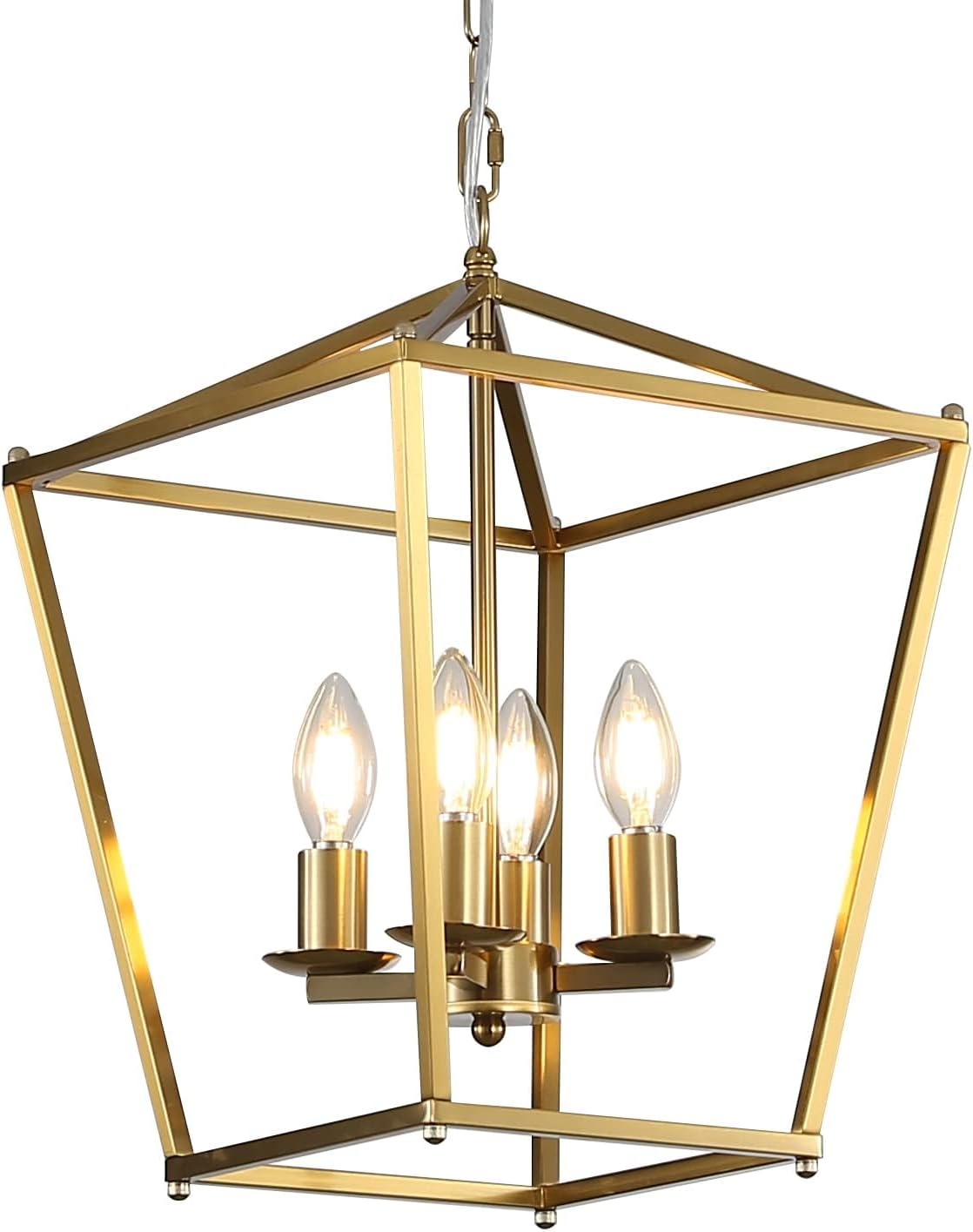 Farmhouse Gold Candle — 4-Light — Gold