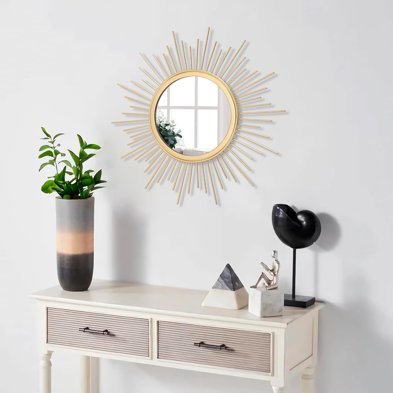 Round Luxe Black Mirror — 16" - View 5