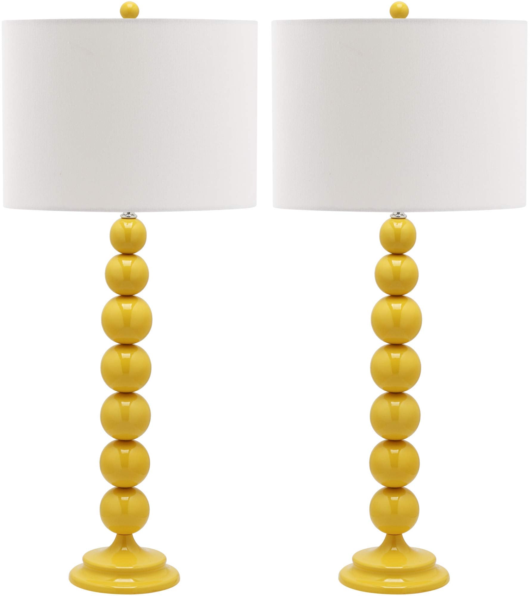 Modern Blue Table Lamp — Set of 2