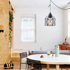 Farmhouse Metal Chandelier - View 3