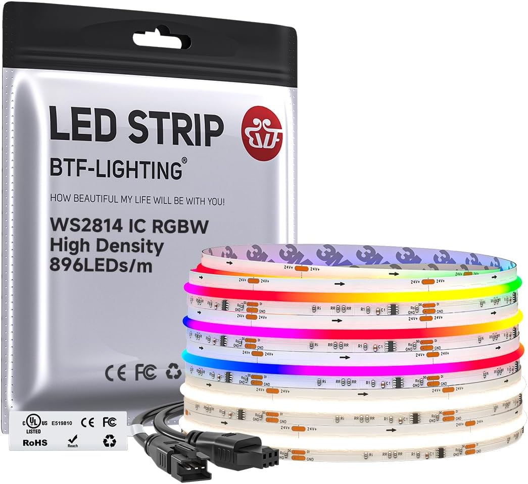 Smart Beige LED Strip Light — RGB+Natural White