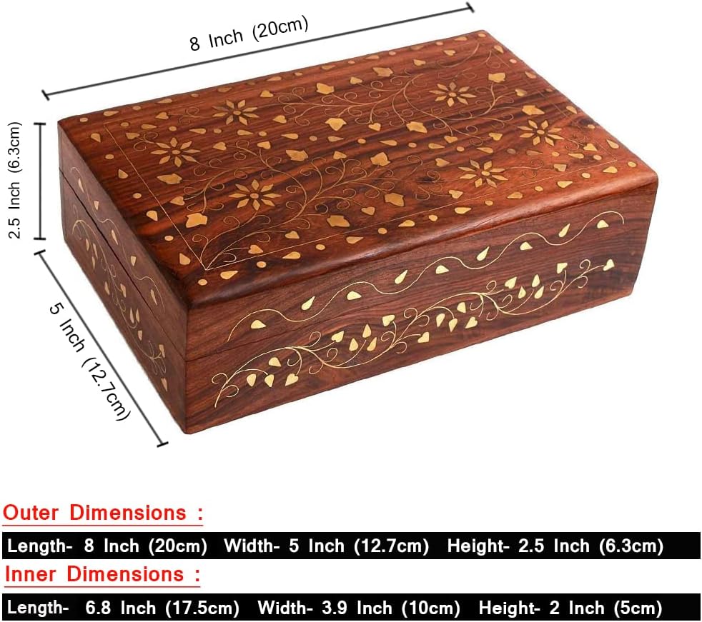 Luxe Wood Storage Basket — 8x5 - View 3