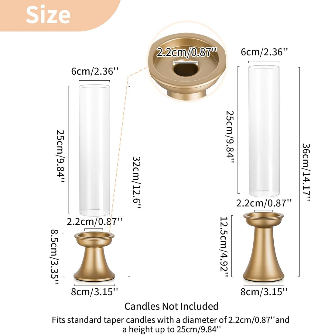 Luxe Metal Candle — Set of 2 - View 4