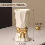 Boho Beige Flower Vase — 3" - View 8