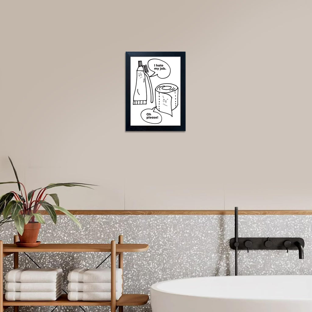 Framed Black Wall Decor — 10" - View 9