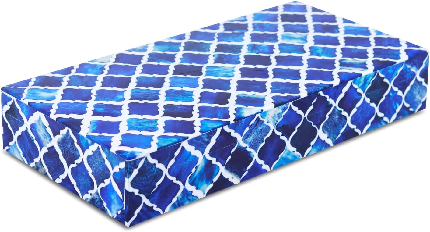 Blue Storage Basket — 5" — MUMTAZ-BLUE