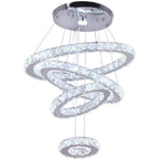 Adjustable Luxe White Chandelier