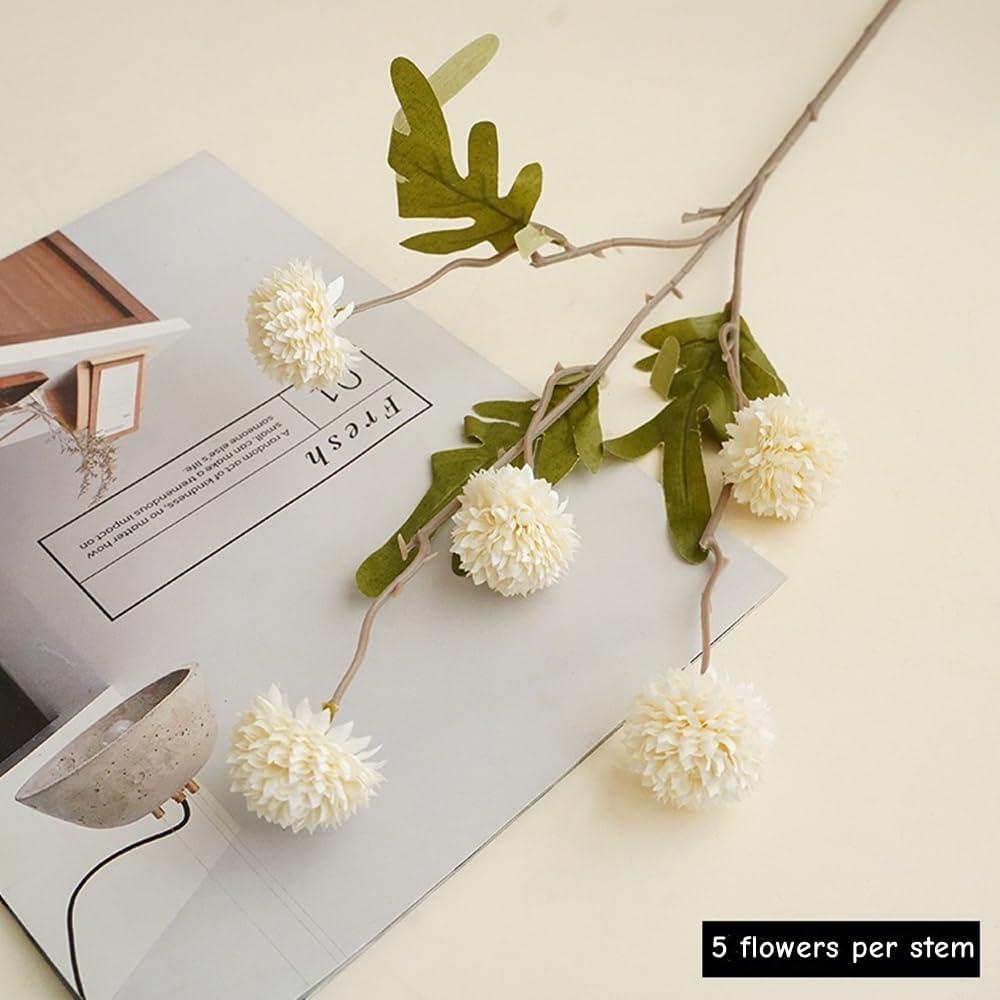 Beige Artificial Flowers — 20" - View 4