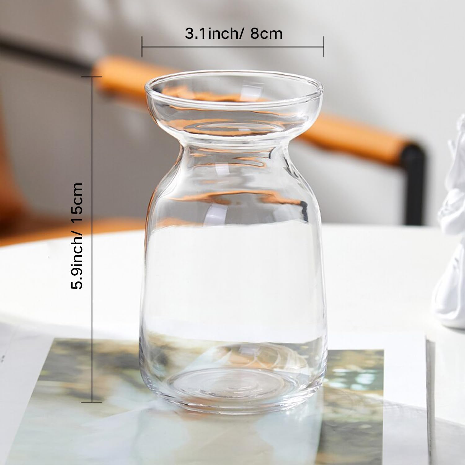 Modern Glass Flower Vase - View 8