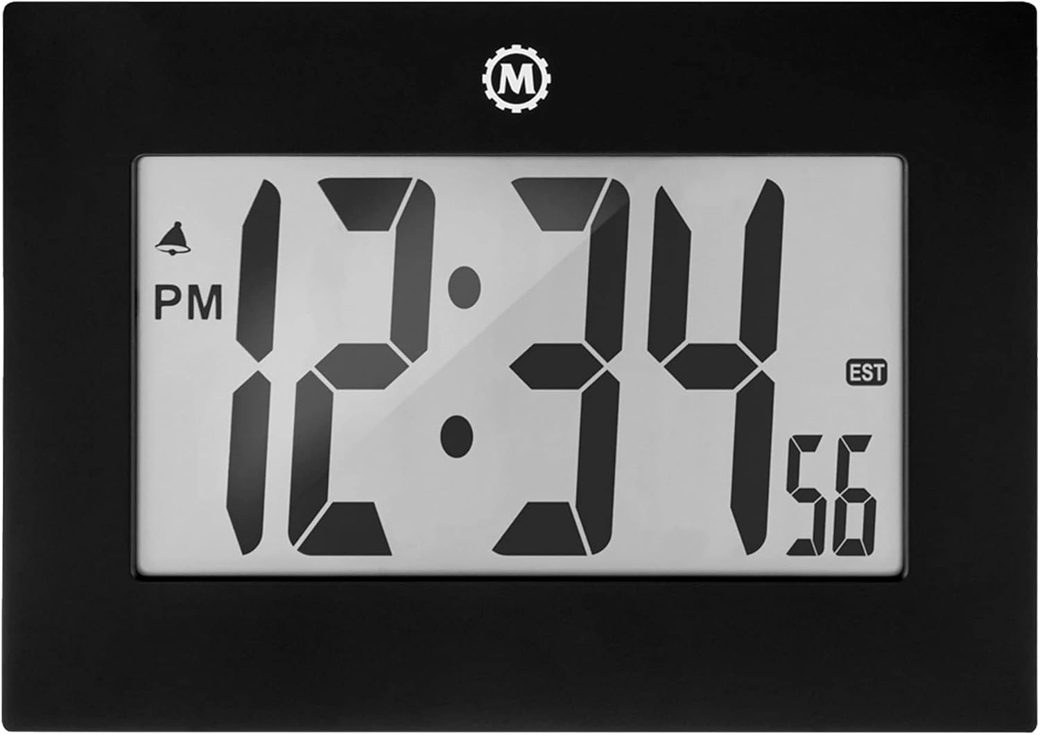 Black Wall Clock — Black