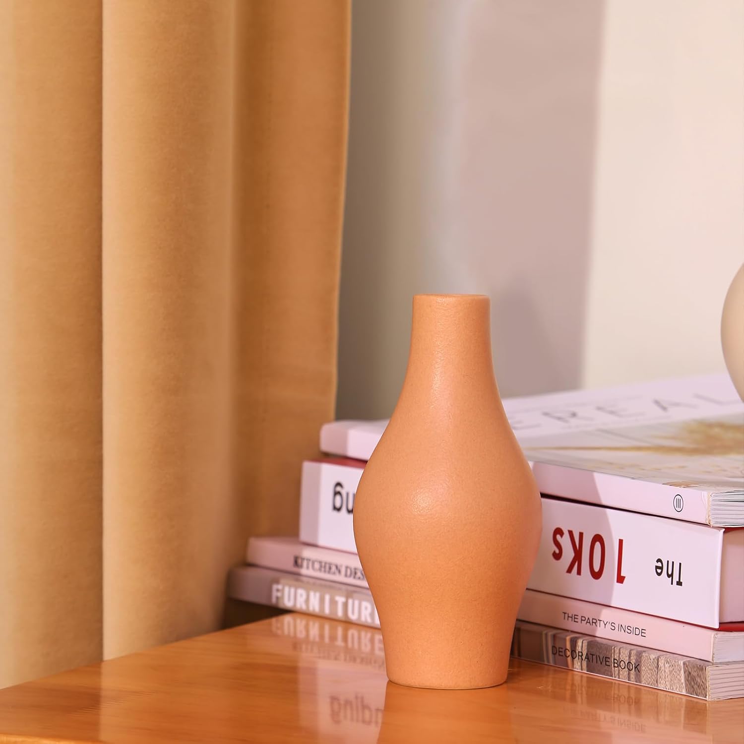 Boho Ceramic Flower Vase — Set of 3 - View 6