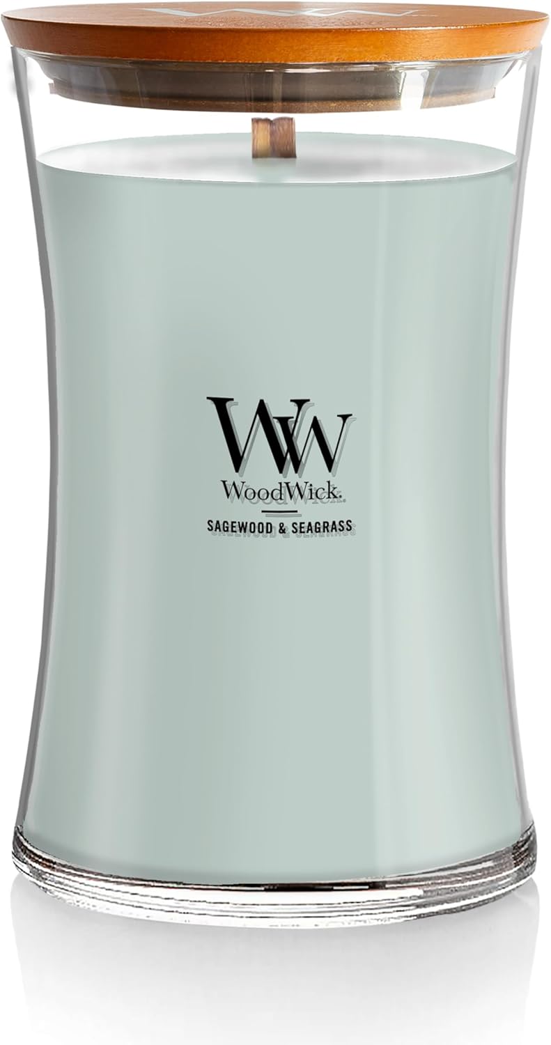Soy Beige Candle — Sagewood & Seagrass